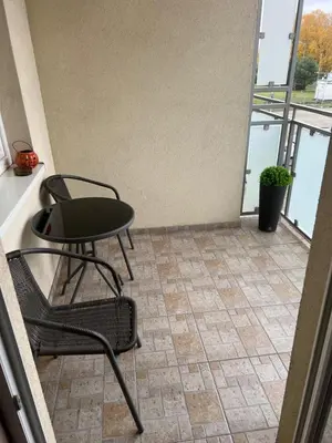 Balkon lub taras w obiekcie Apartament Zacisze