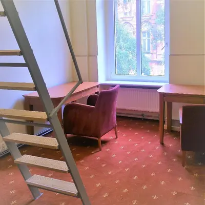 Część wypoczynkowa w obiekcie Hostel Kwadrans
