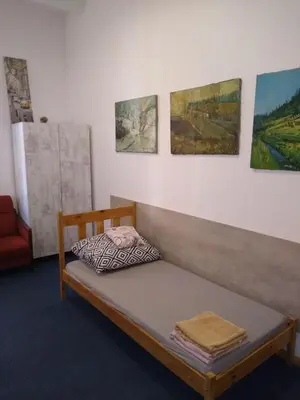 Część wypoczynkowa w obiekcie Hostel Kwadrans