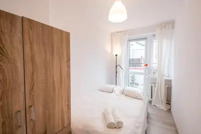 Łóżko lub łóżka w pokoju w obiekcie Włodkowica