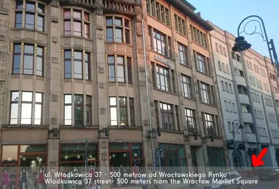 Plan piętra w obiekcie Włodkowica