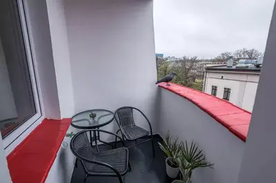 Balkon lub taras w obiekcie Włodkowica