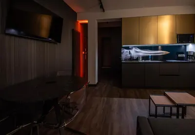 Kuchnia lub aneks kuchenny w obiekcie Q Apartamenty
