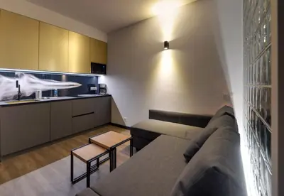 Kuchnia lub aneks kuchenny w obiekcie Q Apartamenty