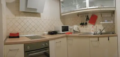 Kuchnia lub aneks kuchenny w obiekcie Traugutta apartment