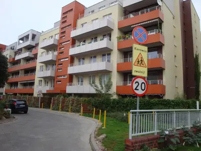 Budynek, w którym mieści się apartament