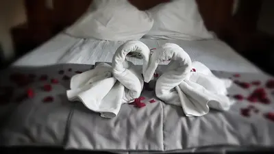 Łóżko lub łóżka w pokoju w obiekcie Hotel Malinowski Economy