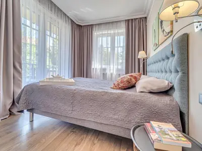 Łóżko lub łóżka w pokoju w obiekcie Apartment Willa Maria by Interhome