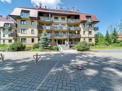 Budynek, w którym mieści się apartament