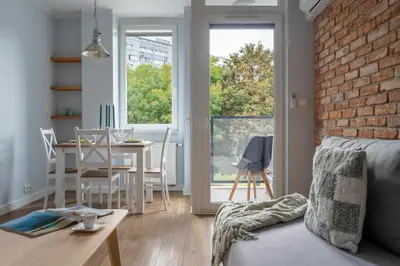 Część wypoczynkowa w obiekcie Pure Rental Apartments