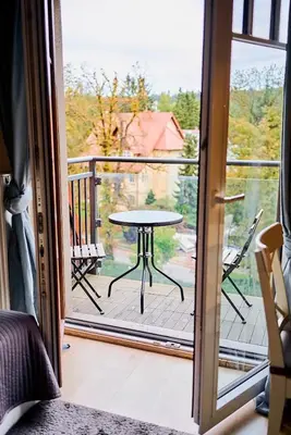 Balkon lub taras w obiekcie Willa Ogrodowa