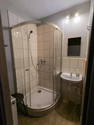 Łazienka w obiekcie Pokoje Gościnne 