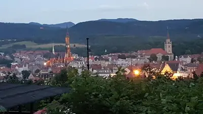 Widok na góry z tej kwatery prywatnej
