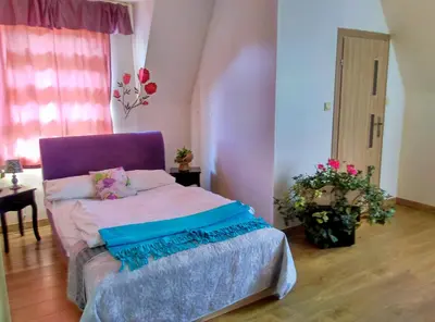 Łóżko lub łóżka w pokoju w obiekcie Motel Rezydent