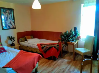 Łóżko lub łóżka w pokoju w obiekcie Motel Rezydent