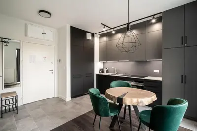 Kuchnia lub aneks kuchenny w obiekcie RentPlanet - Apartamenty Stare Miasto