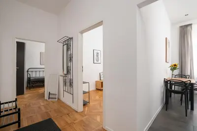 Łóżko lub łóżka w pokoju w obiekcie A.S. Home Świdnicka Street