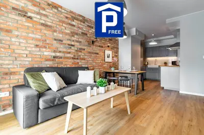 Część wypoczynkowa w obiekcie WrocApartments StarCenter - Parking Free