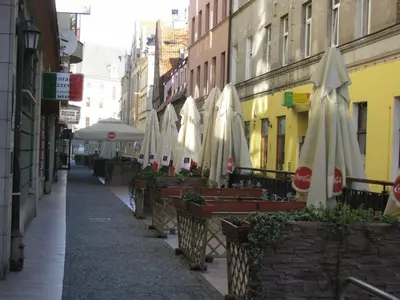 Budynek, w którym mieści się apartament