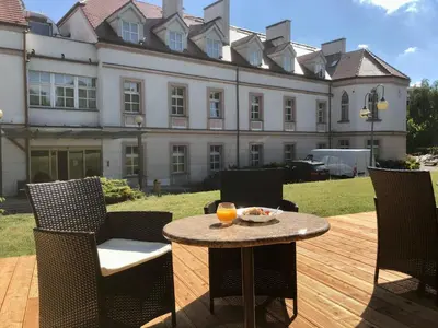 Budynek, w którym mieści się hotel