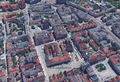 Widok na miasto Wrocław z tego apartamentu