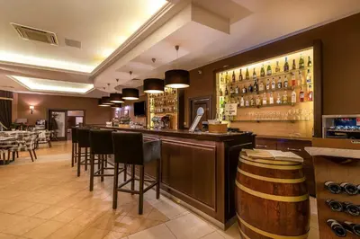 Hol lub bar w obiekcie The Amber Business & Spa Hotel