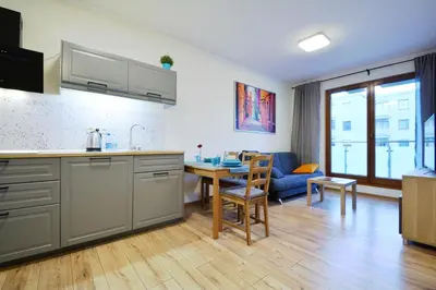 Kuchnia lub aneks kuchenny w obiekcie Apartament Bema 38