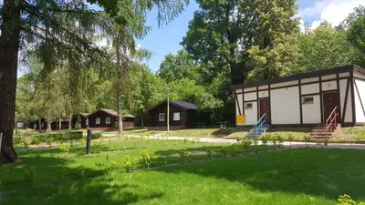 Ogród w obiekcie Centrum Noclegowe Amfiteatr