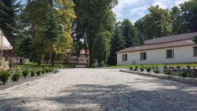 Ogród w obiekcie Centrum Noclegowe Amfiteatr
