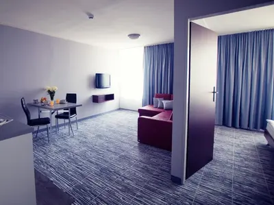 Telewizja i/lub zestaw kina domowego w obiekcie Hotel Śląsk