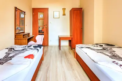 Łóżko lub łóżka w pokoju w obiekcie Babel Hostel, Dworzec PKP, Rynek