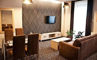 Część wypoczynkowa w obiekcie Hotel Vis A Vis