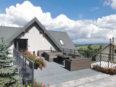 Budynek, w którym mieści się apartament