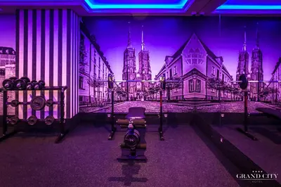 Centrum fitness w obiekcie Hotel Grand City Wrocław