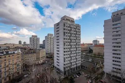 Widok na miasto Wrocław z tego apartamentu