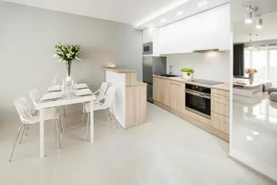 Kuchnia lub aneks kuchenny w obiekcie Icon Apartments Centrum 55m2