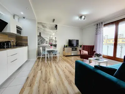 Kuchnia lub aneks kuchenny w obiekcie Lucky-Time pl - 2 pokoje - Ostrów Tumski