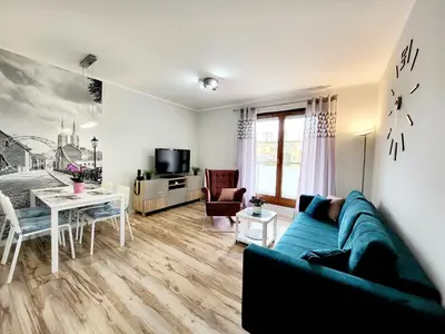 Telewizja i/lub zestaw kina domowego w obiekcie Lucky-Time pl - 2 pokoje - Ostrów Tumski
