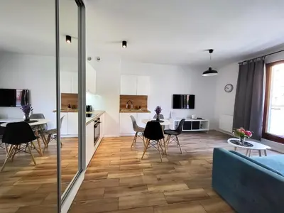 Telewizja i/lub zestaw kina domowego w obiekcie Lucky-Time pl - 2 pokoje - Ostrów Tumski