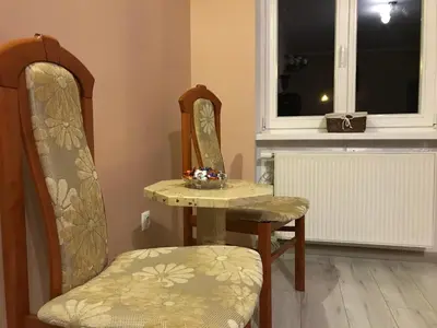 Część wypoczynkowa w obiekcie Renovated apartment in Opole