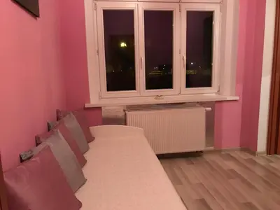 Łóżko lub łóżka w pokoju w obiekcie Renovated apartment in Opole