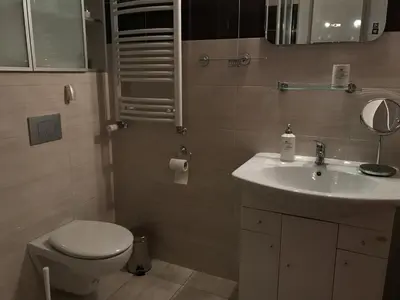 Łazienka w obiekcie Renovated apartment in Opole