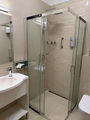 Łazienka w obiekcie Hotel Inter
