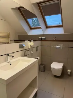 Łazienka w obiekcie Hotel Inter