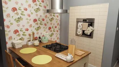Kuchnia lub aneks kuchenny w obiekcie Widok na góry