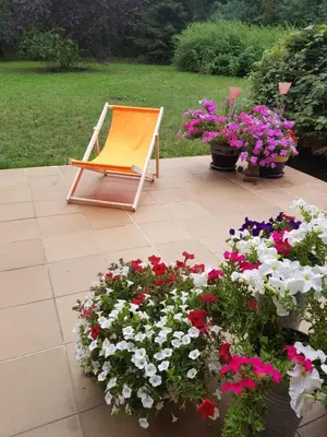 Ogród w obiekcie Szczodre Sybillenort blisko Wrocławia