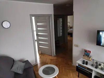 Telewizja i/lub zestaw kina domowego w obiekcie Kotlarska Apartment