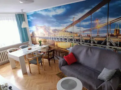 Część wypoczynkowa w obiekcie Kotlarska Apartment