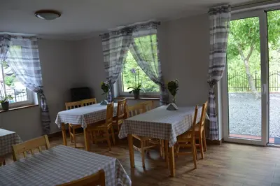 Telewizja i/lub zestaw kina domowego w obiekcie Sieraton Pokoje i Apartament