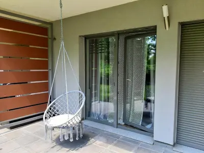 Balkon lub taras w obiekcie Na Grobli 014